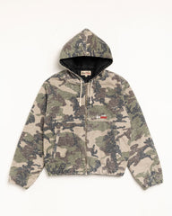 WORK JACKET CAMO CANVAS NEEDLEPUNCH