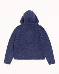 CHUNKY KNIT ZIP HOODIE