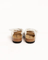 STÜSSY & BIRKENSTOCK SOLANA SHEARLING SLIDE