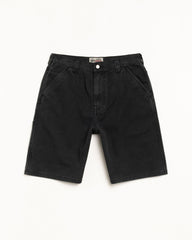 WASHED CANVAS WORK SHORT