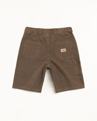 WASHED CANVAS WORK SHORT
