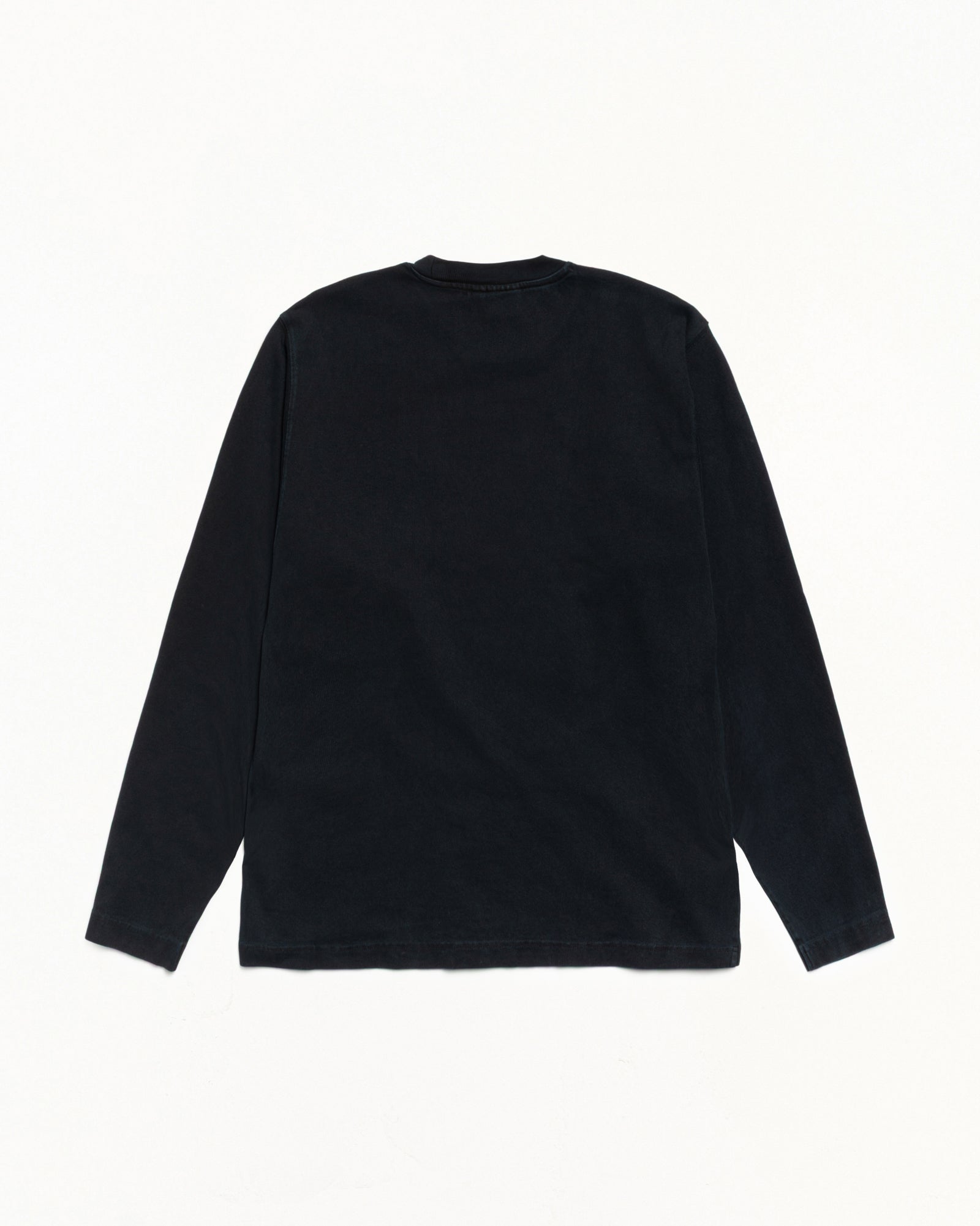 DYED LS MOCK NECK TEE