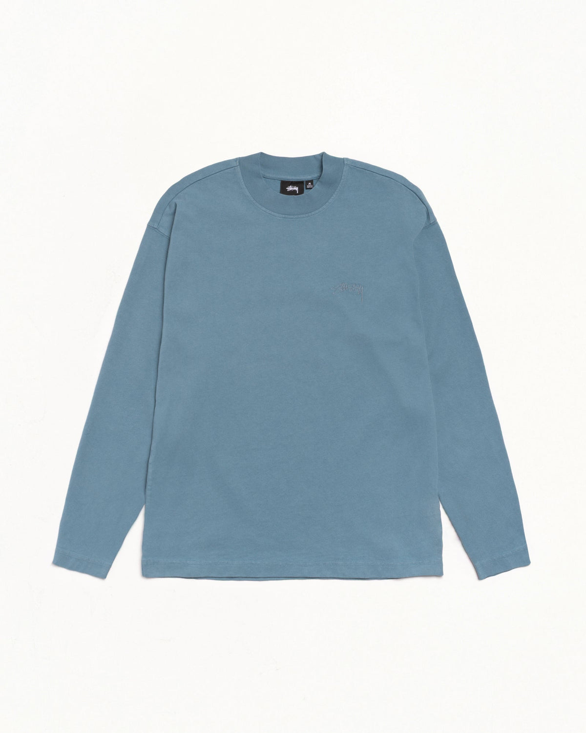 DYED LS MOCK NECK TEE