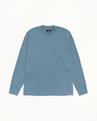 DYED LS MOCK NECK TEE