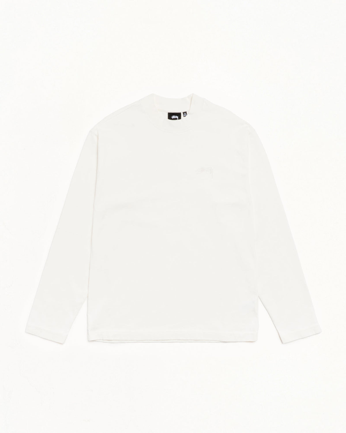 DYED LS MOCK NECK TEE
