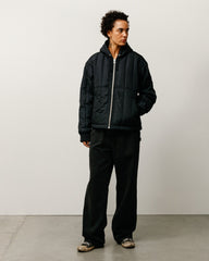QUILTED NYLON WORK JACKET