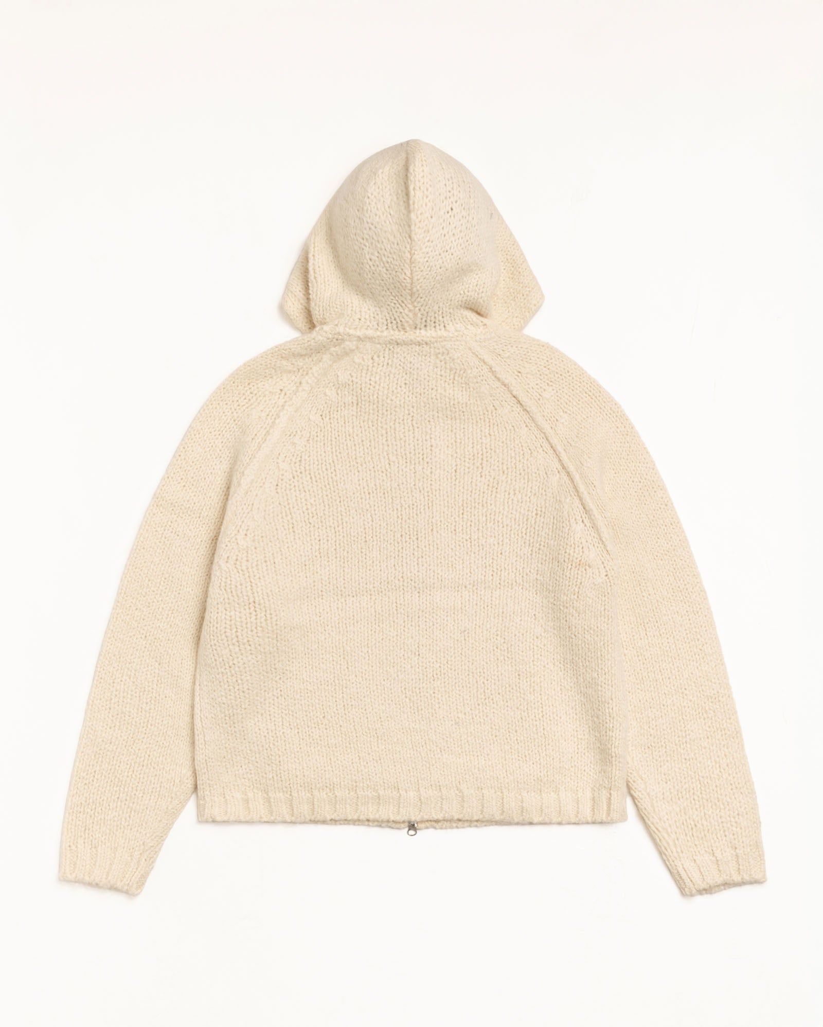 CHUNKY KNIT ZIP HOODIE