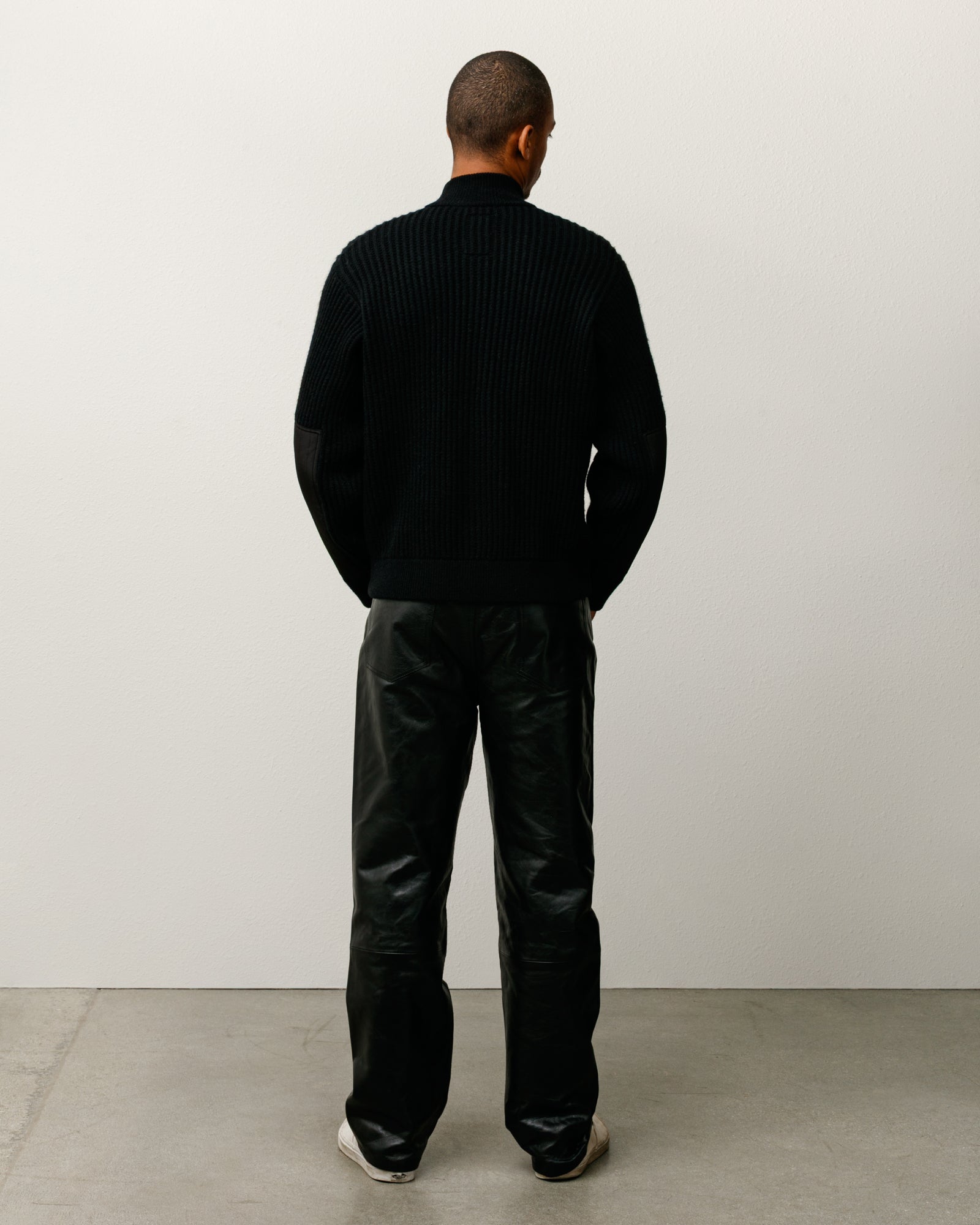 LAMBS WOOL ZIP SWEATER