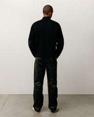 LAMBS WOOL ZIP SWEATER