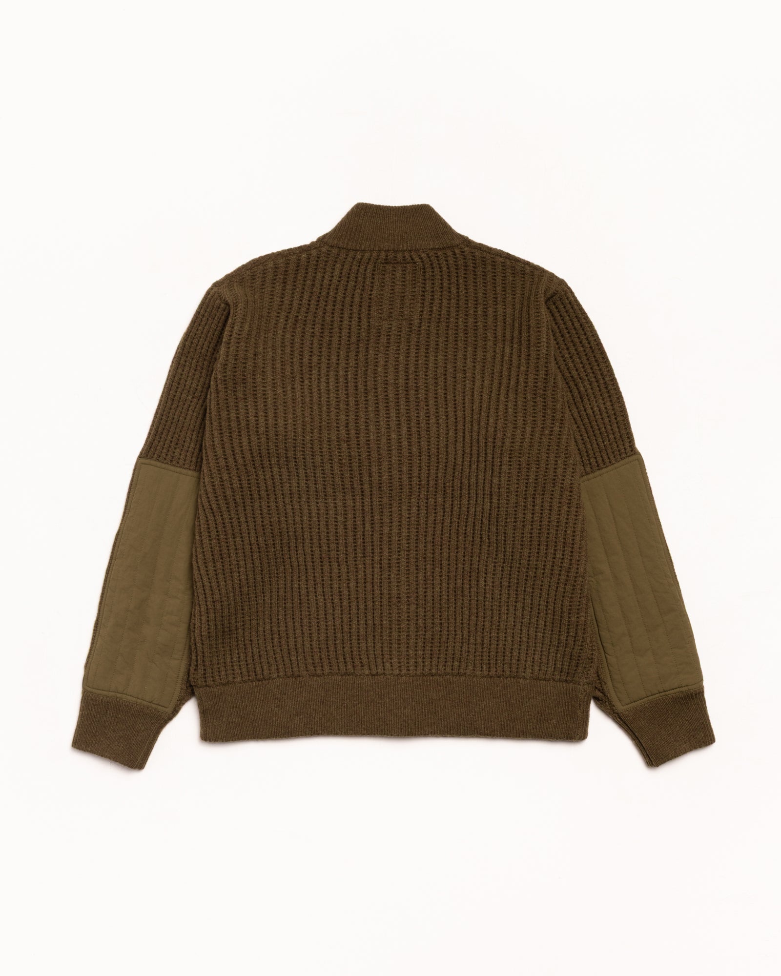 LAMBS WOOL ZIP SWEATER