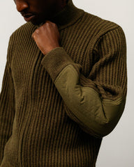 LAMBS WOOL ZIP SWEATER