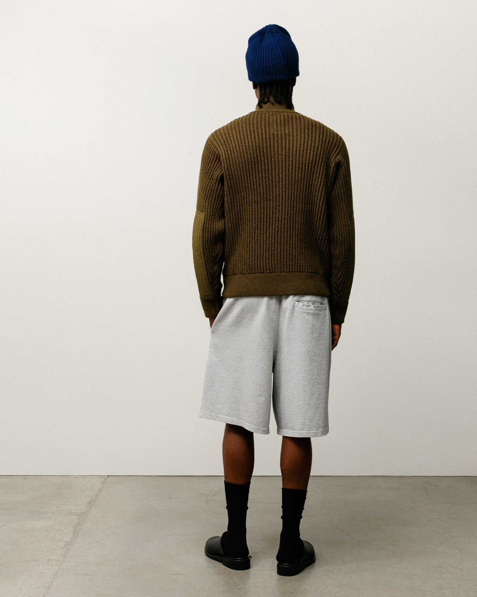 LAMBS WOOL ZIP SWEATER