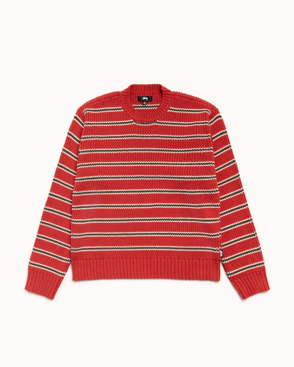 CHUNKY COTTON STRIPE SWEATER