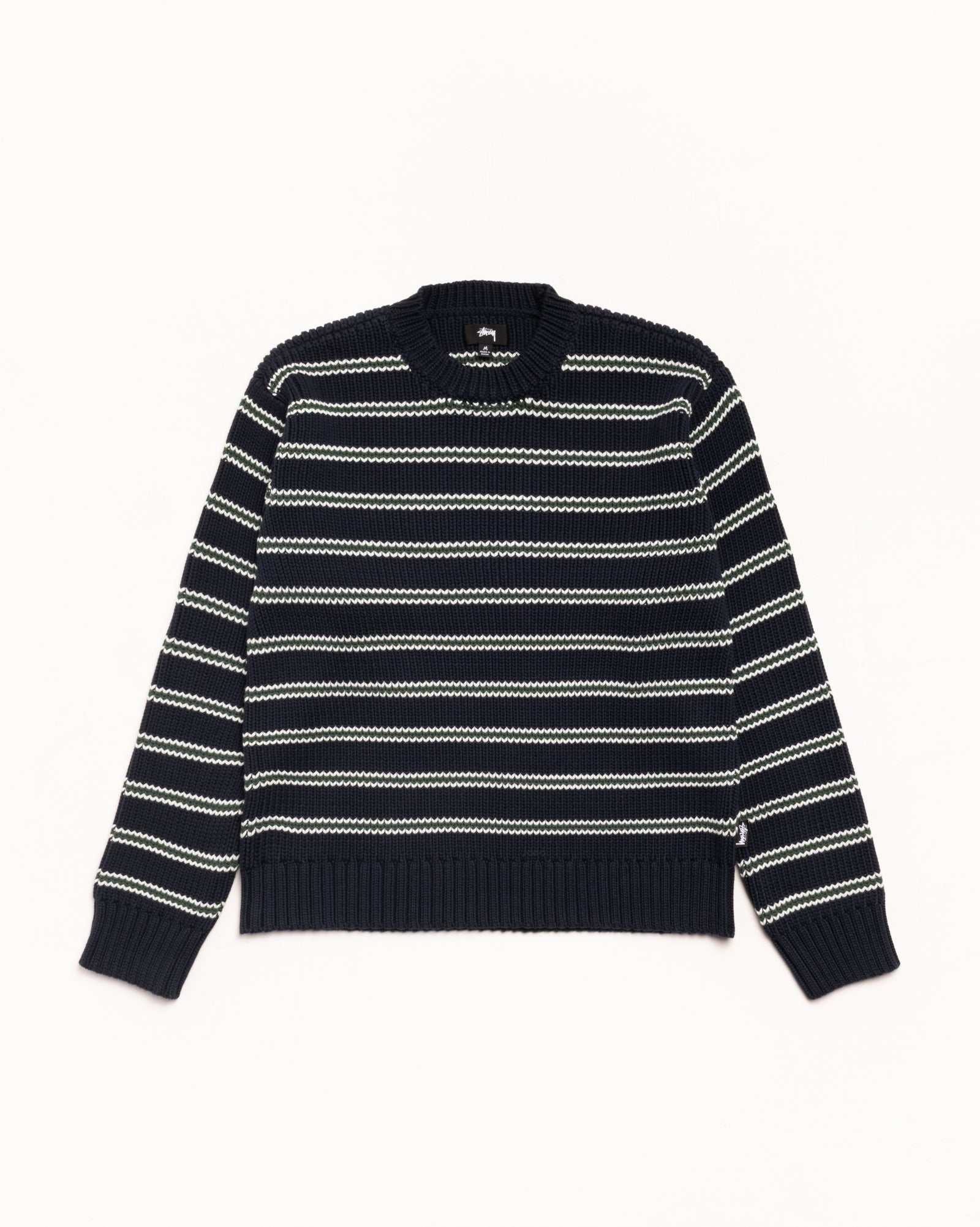 CHUNKY COTTON STRIPE SWEATER