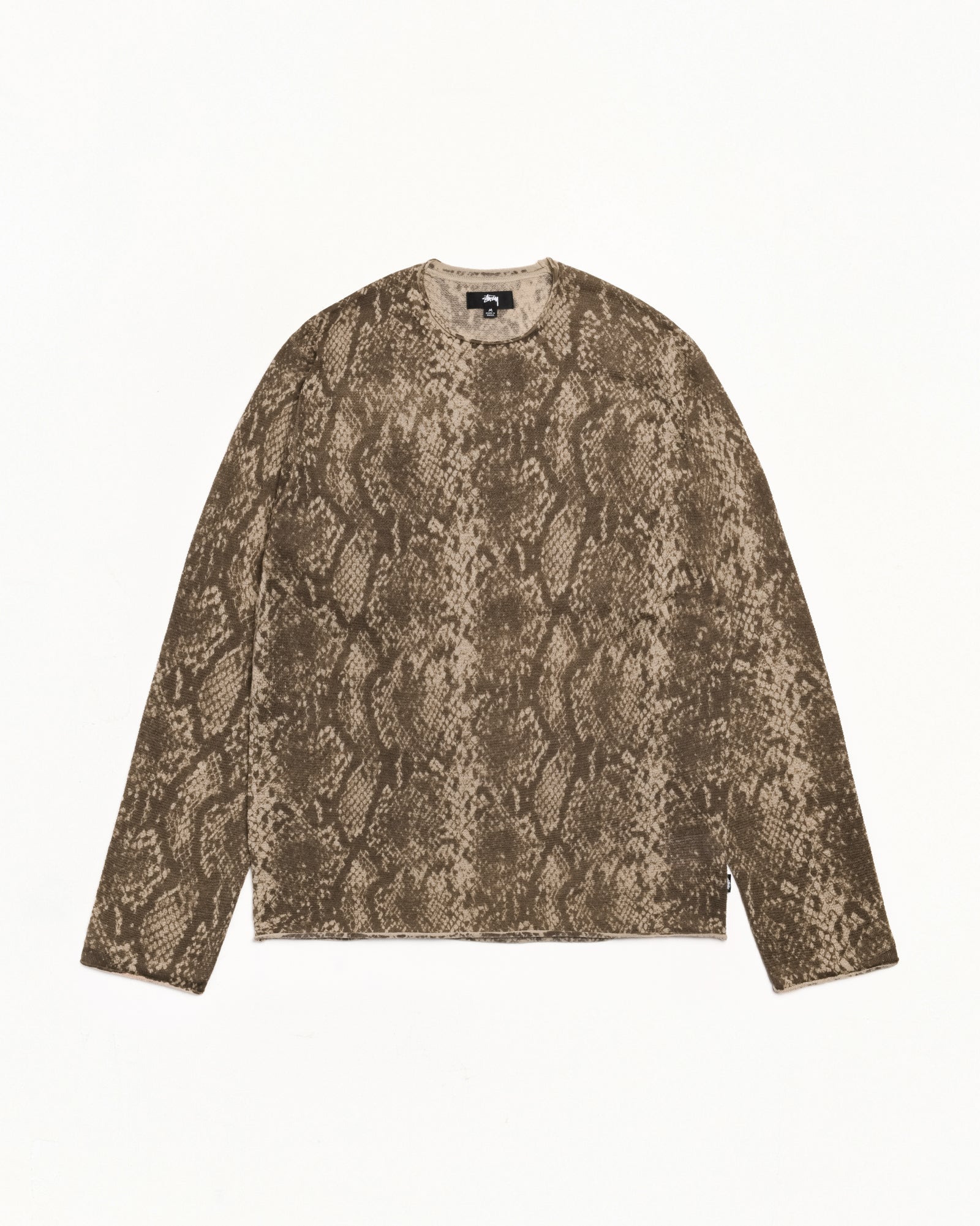 PYTHON FINE WOOL SWEATER