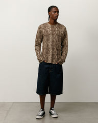 PYTHON FINE WOOL SWEATER