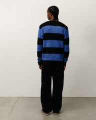 MOHAIR STRIPE SWEATER