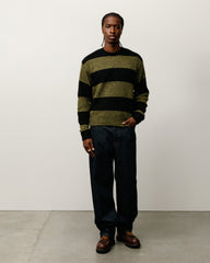 MOHAIR STRIPE SWEATER