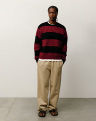 MOHAIR STRIPE SWEATER