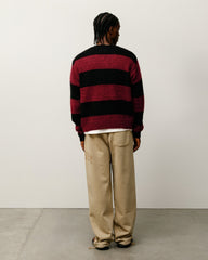 MOHAIR STRIPE SWEATER