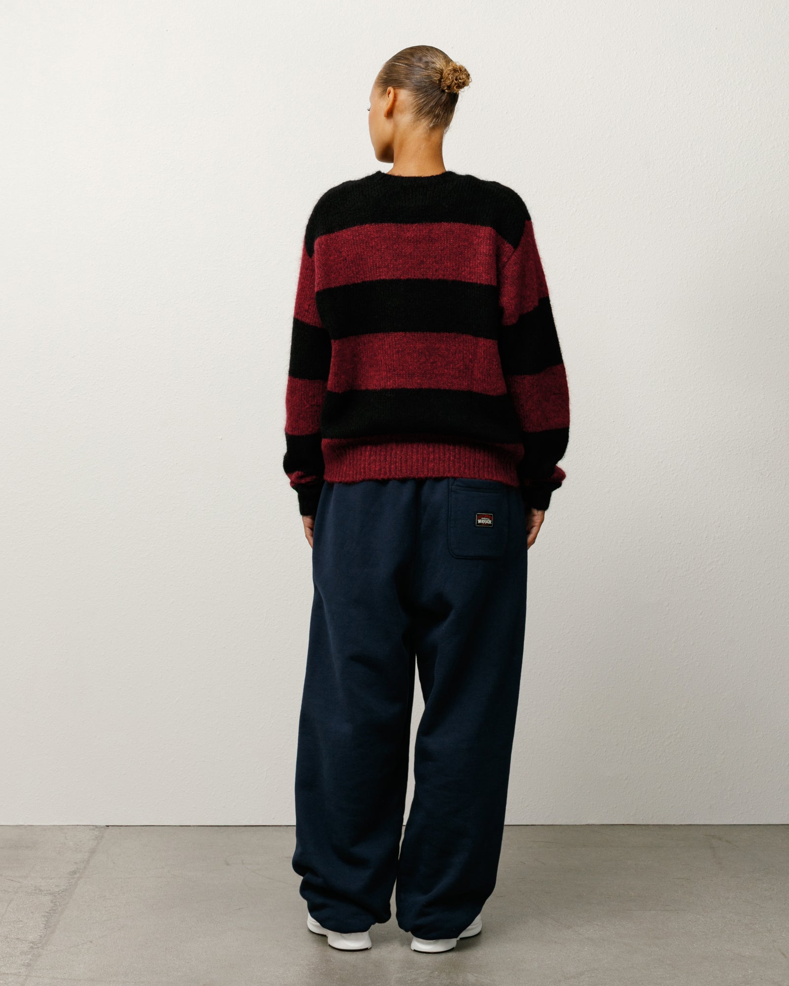 MOHAIR STRIPE SWEATER
