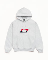 DOUBLE STRIPE EMBROIDERED HOODIE