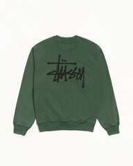 BASIC STÜSSY CREW PIGMENT DYED