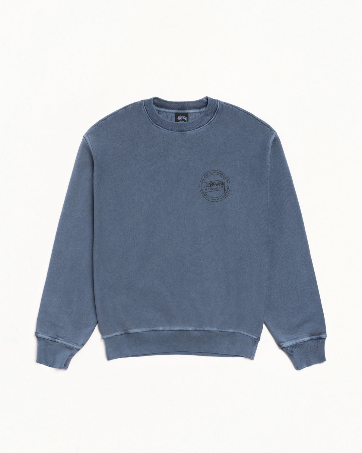 STÜSSY WEAR CREW PIGMENT DYED