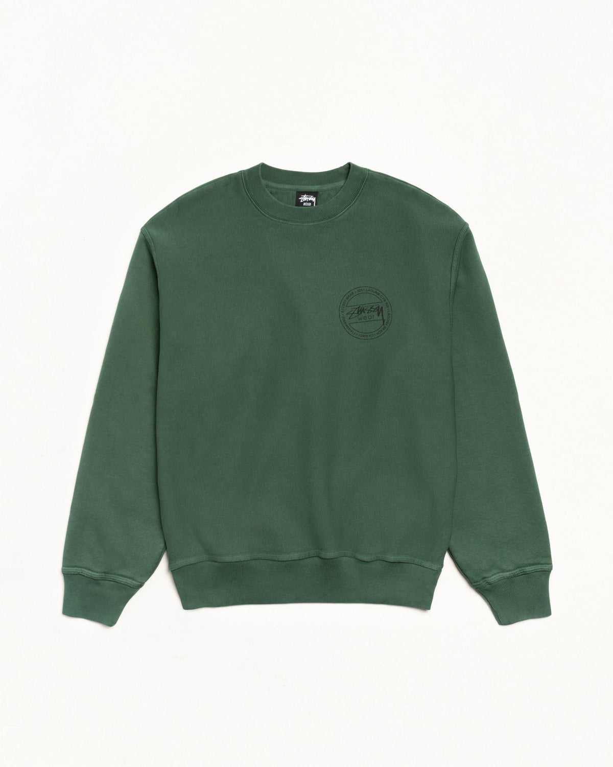 STÜSSY WEAR CREW PIGMENT DYED
