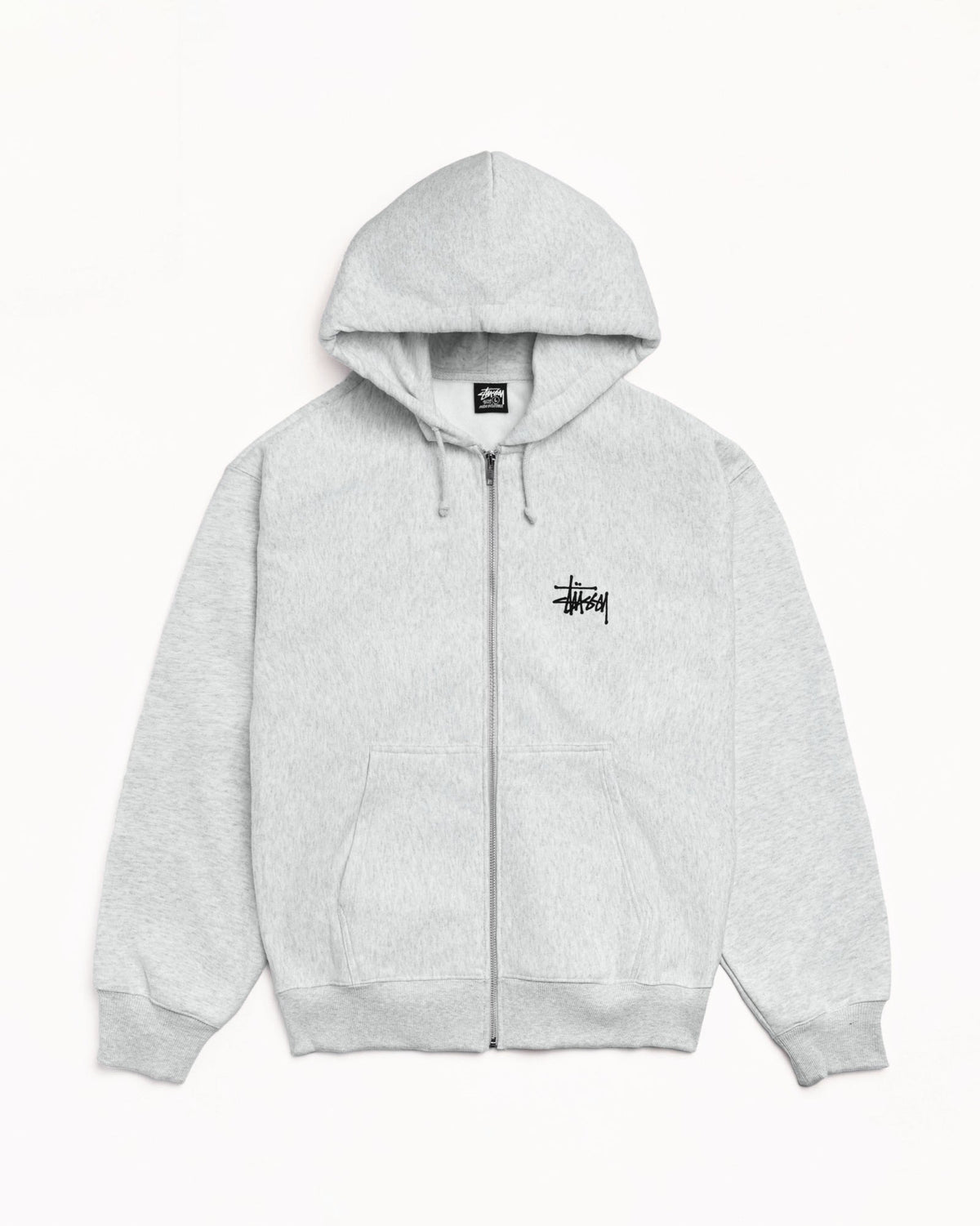 BASIC STÜSSY ZIP HOODIE