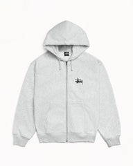 BASIC STÜSSY ZIP HOODIE
