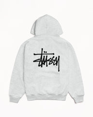 BASIC STÜSSY ZIP HOODIE