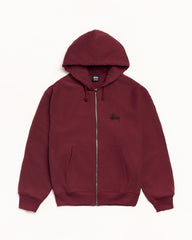 BASIC STÜSSY ZIP HOODIE