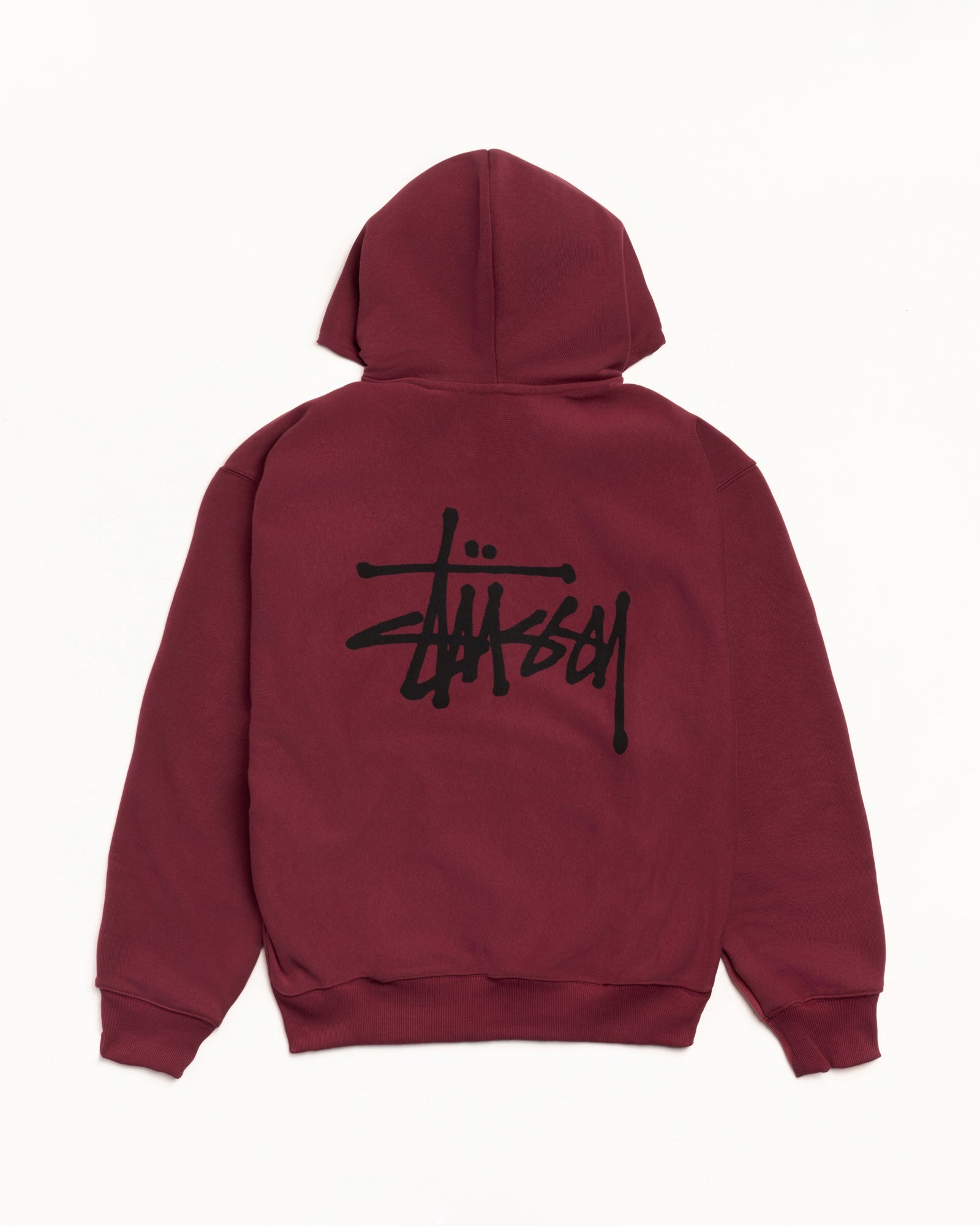 BASIC STÜSSY ZIP HOODIE