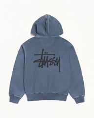 BASIC STÜSSY ZIP HOODIE PIGMENT DYED