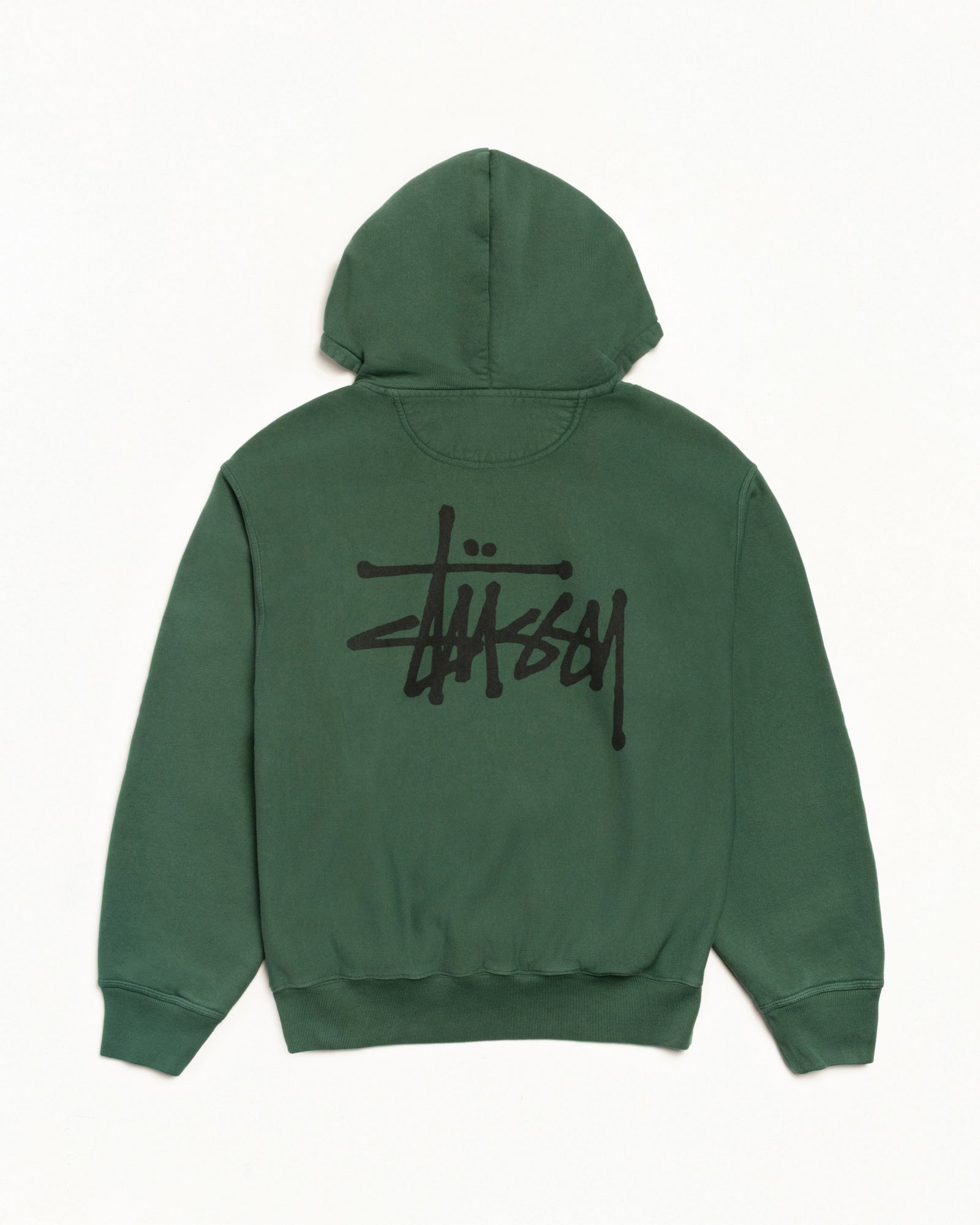 BASIC STÜSSY ZIP HOODIE PIGMENT DYED