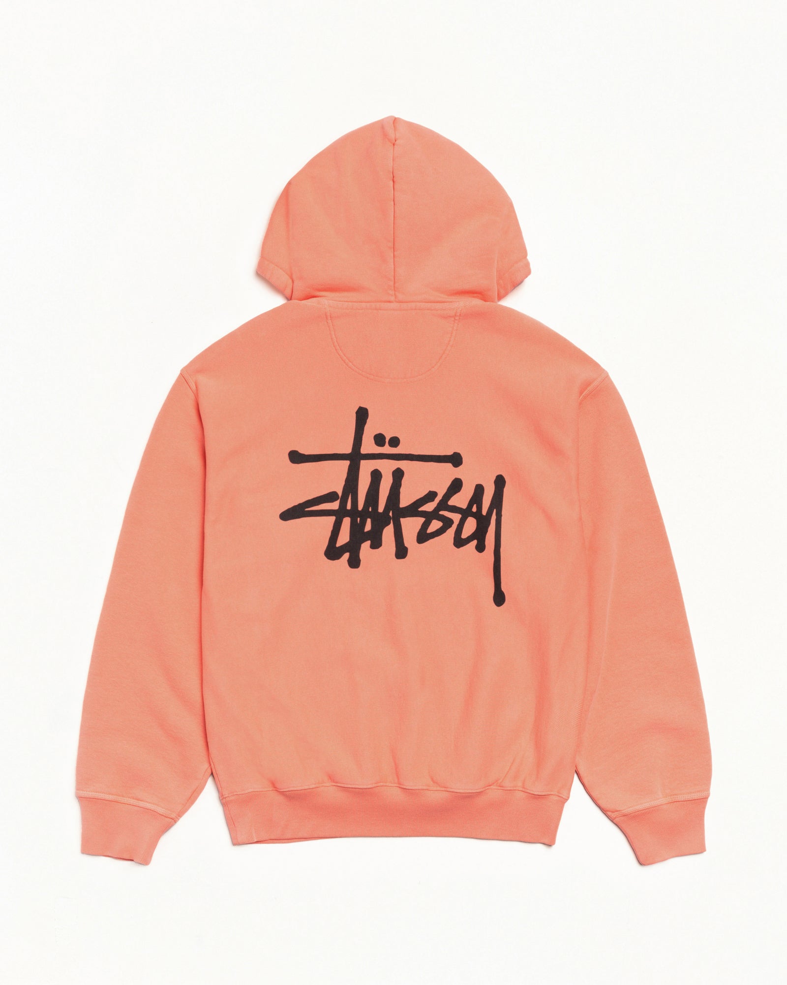 BASIC STÜSSY ZIP HOODIE PIGMENT DYED