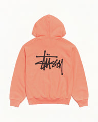 BASIC STÜSSY ZIP HOODIE PIGMENT DYED