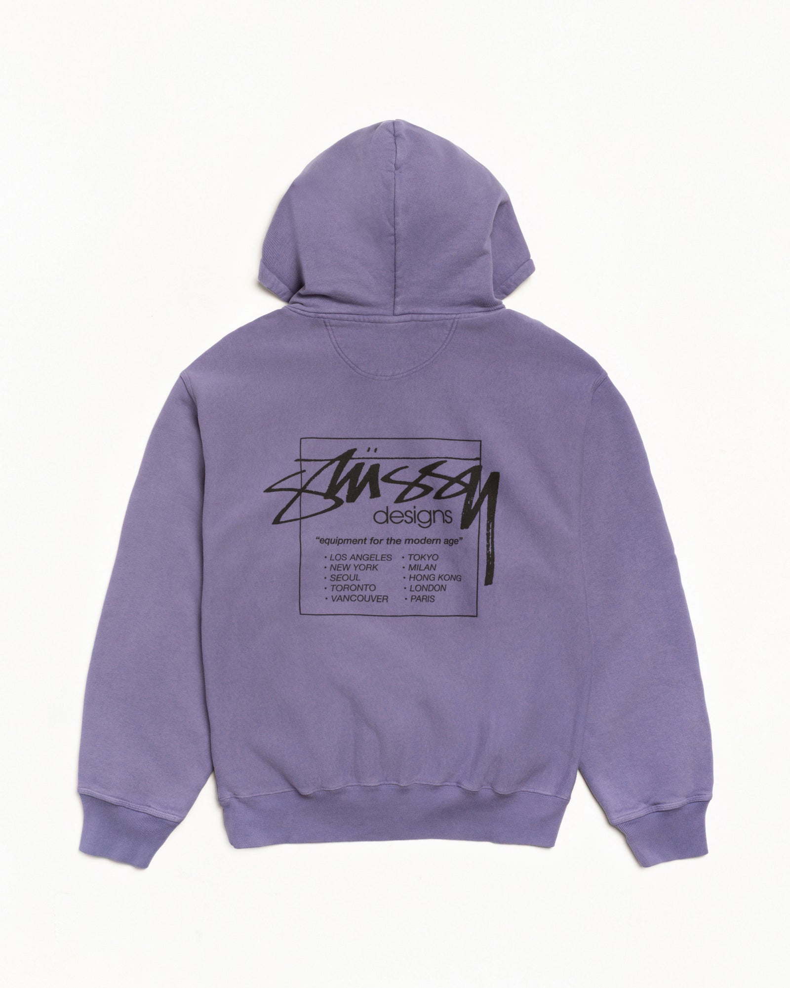 MODERN AGE ZIP HOODIE PIGMENT DYED