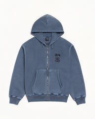 STOCK LINK ZIP HOODIE PIGMENT DYED