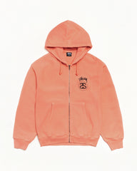 STOCK LINK ZIP HOODIE PIGMENT DYED