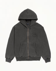 STÜSSY WEAR ZIP HOODIE PIGMENT DYED