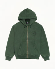 STÜSSY WEAR ZIP HOODIE PIGMENT DYED