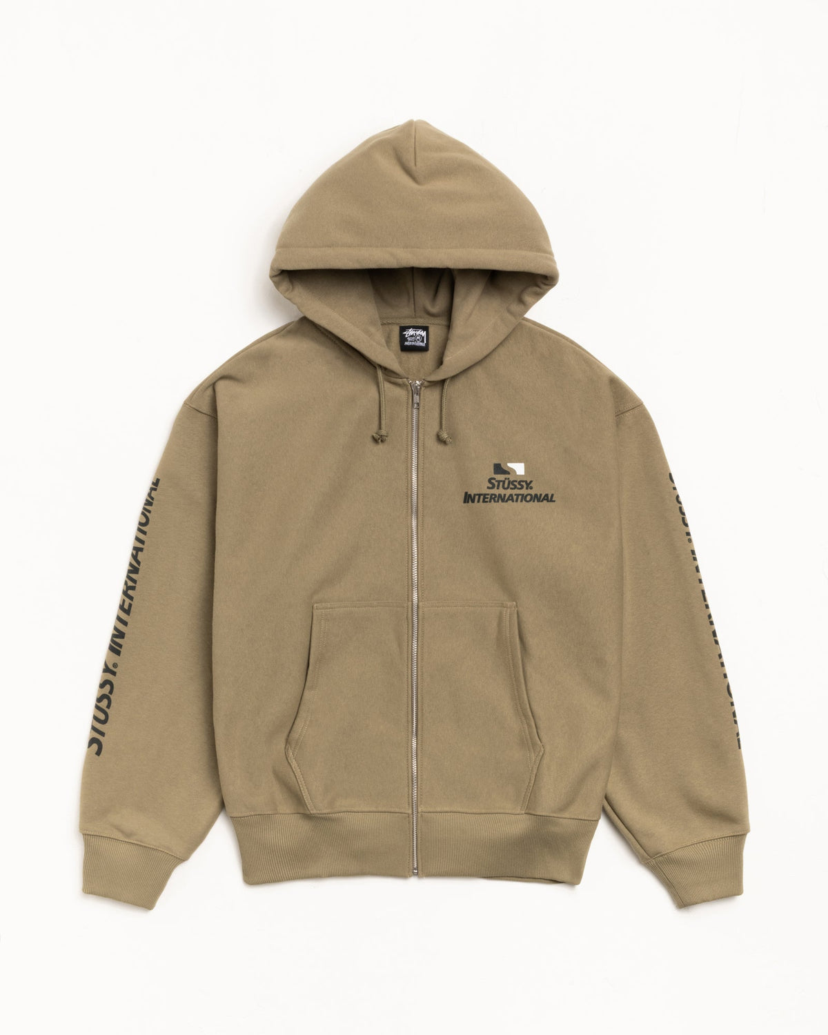 STÜSSY INTERNATIONAL ZIP HOODIE
