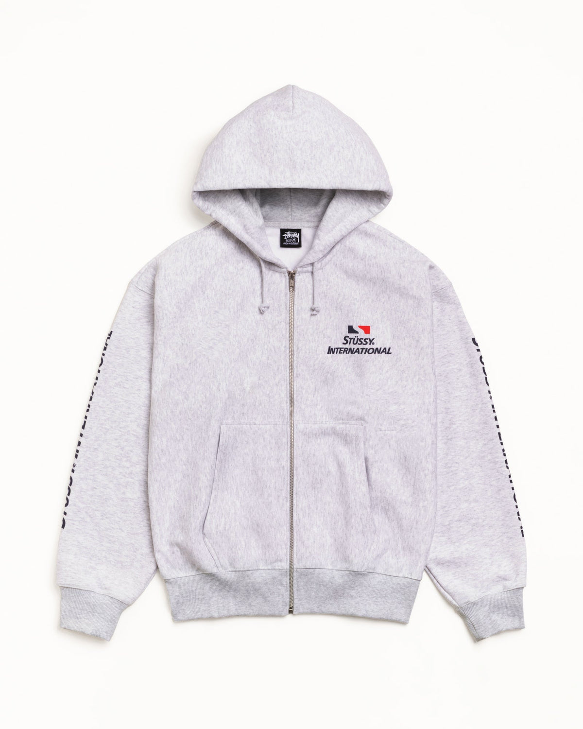 STÜSSY INTERNATIONAL ZIP HOODIE