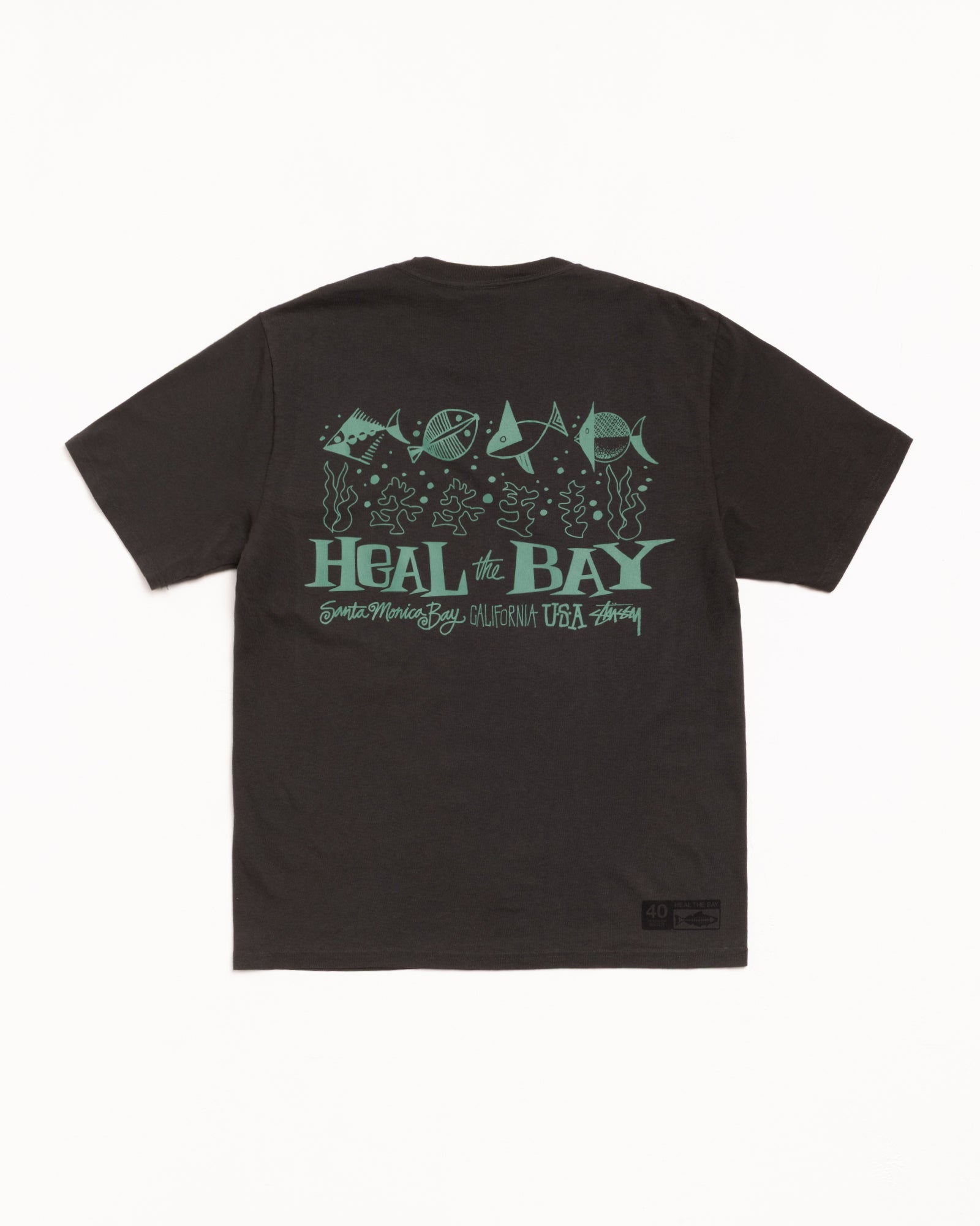 HEAL THE BAY 40 TEE PIGMENT DYED