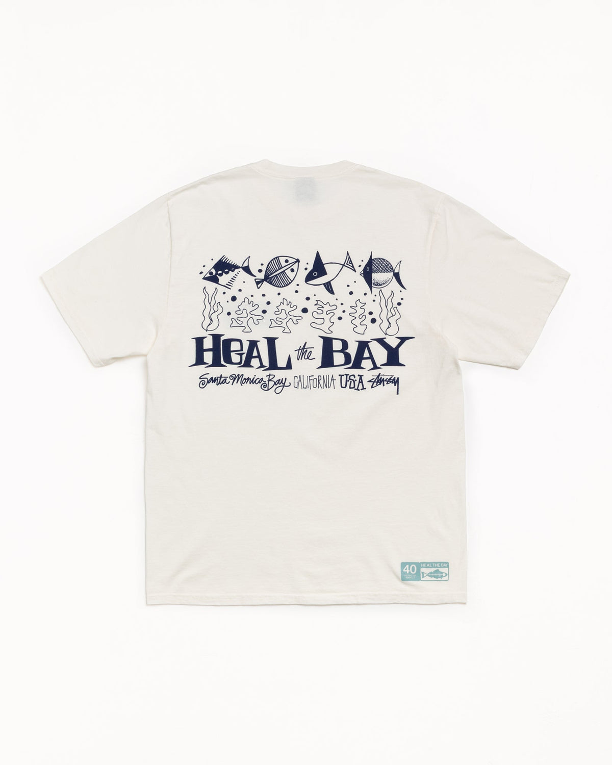 HEAL THE BAY 40 TEE PIGMENT DYED