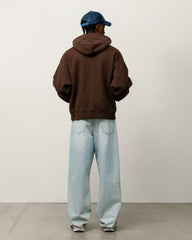 STÜSSY & NIKE STONE WASHED FLEECE ZIP HOODIE